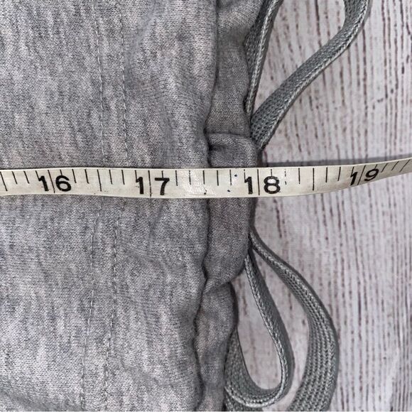 CK One by Calvin Klein crop hoodie sleepwear w/drawstring tie Sz S - Picture 8 of 9